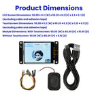 ESP32-S3 Development Board Wifi Bluetooth Intelligent Display Screen 2.8 Inch TFT Module Touch Screen Type C ES3N28P ES3C28