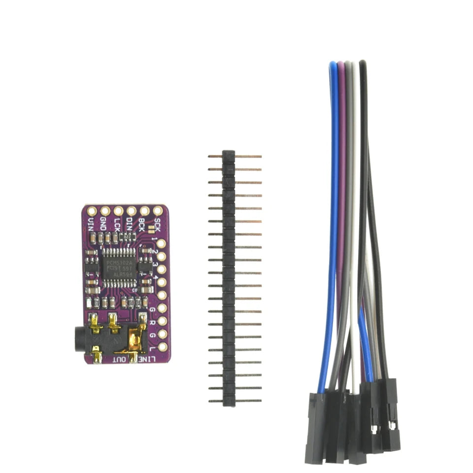 1-10PCS Interface I2S PCM5102A DAC Decoder GY-PCM5102 I2S Player Module For Raspberry Pi PHAT Format Board Digital PCM5102 Audio