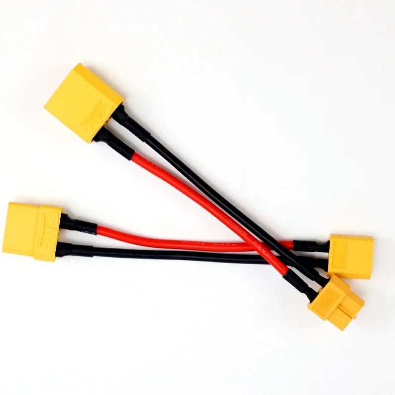 1/2/5 pcs Male XT90 To Female XT60 Battery Adapter 14awg RC Battery Charging Cable Suitable for ISDT Type Chargers