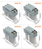 OMCH DIN Rail Solid State Relay SSR With Heatsink 10A 25A 40A 60A 80A 100A 120A DC-AC DC-DC AC-AC Single Phase Control
