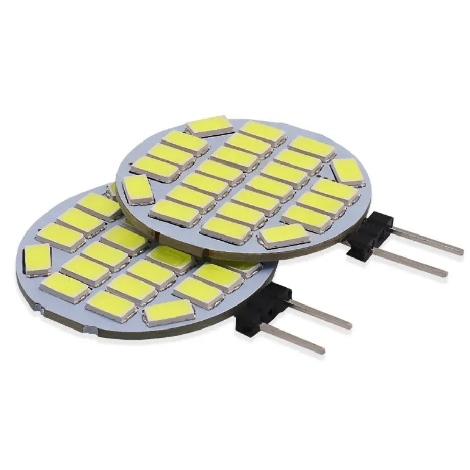 YzzKoo 12V 24V AC G4 LED Lamps 3W RV Lighting Replaces 25W Halogen Bulb 350LM 24LEDs 5730 SMD No Flicker Range Hood Boat Light