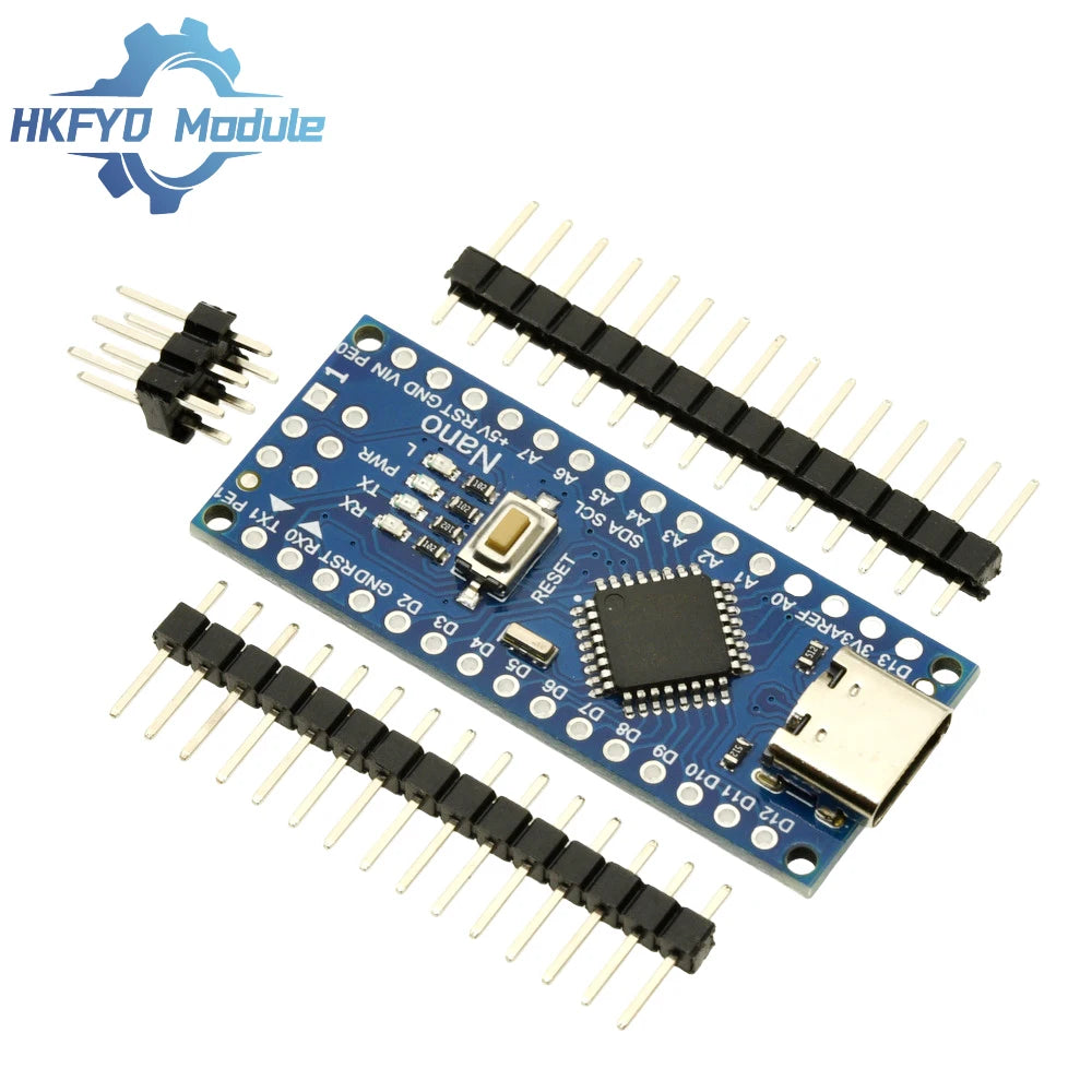 1-10pcs Nano 3.0 Compatible Controller – Arduino Bootloader, CH340 Chip, 16MHz ATMEGA328P/PB with Multi USB Interface