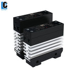 LCTC SSR Solid State Relay Single Phase Din Rail Mounted Slim Relay With Heat Sink 10A 25A 40A 50A 60A 80A Industrial Relay