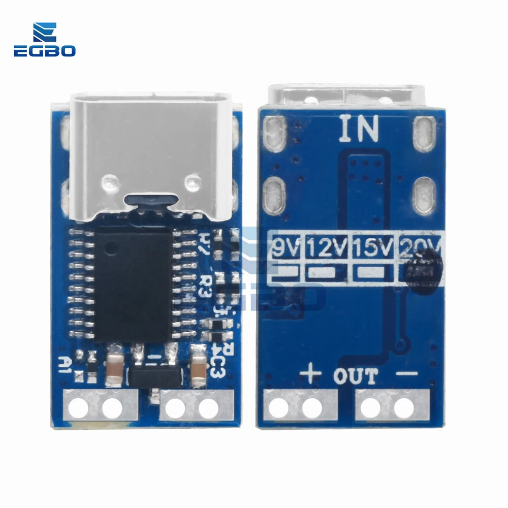 5~10PCS 9V 12V 15V 20V Type-C PD Decoy Module Supporting PD 2.0 and PD 3.0 Standards, DC Trigger Extension PDC004