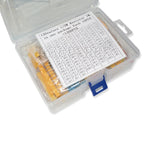 1300PCS 1% Metal Film Resistors 130 Values x 10Pcs 1/2W 0.5W Assorted Pack Kit Set Lot Resistors Assortment Kits Box