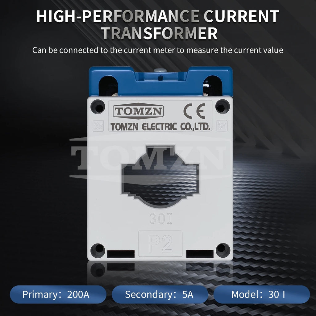 CT For Ammeter Current transformer 660V 5/3.75VA Ratio Primary 75A 100A 150A 200A 250A 300A to 5A 30I Bar-type Accuracy 0.5