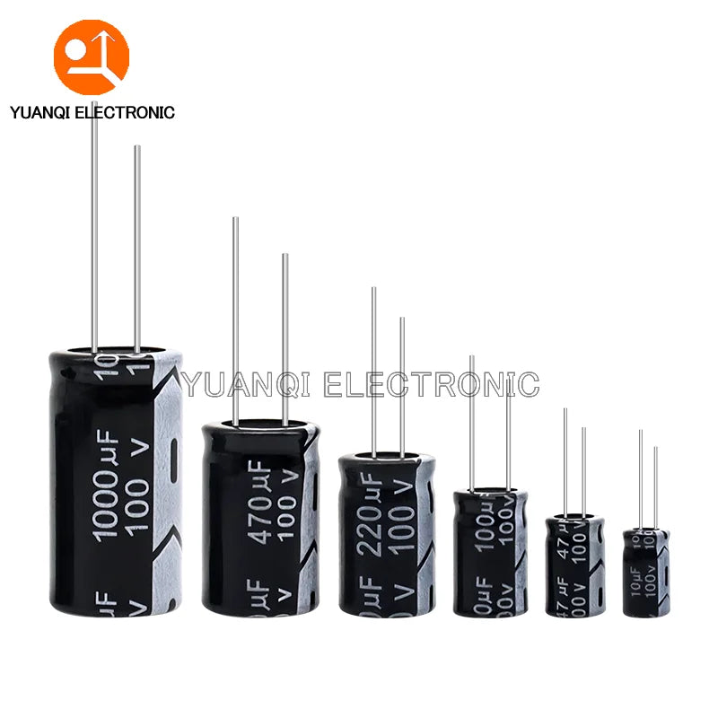 10V 16V 25V 35V 50V 63V 100V 160V 250V 400V 450V Electrolytic Capacitor 0.1UF 3.3UF 10UF 22UF 33UF 680UF 6800UF 10000UF 22000UF