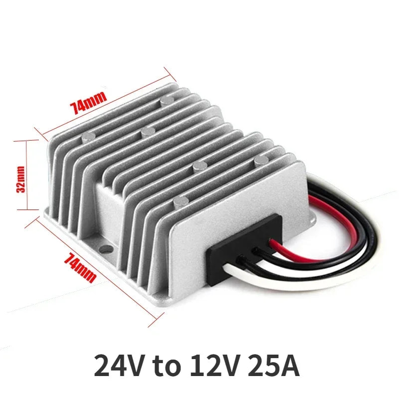 24V to 12V 1A-60A Power Converter DC Step Down 24 Volt to 12 Volt Buck Module Buck Regulator Voltage Transformer