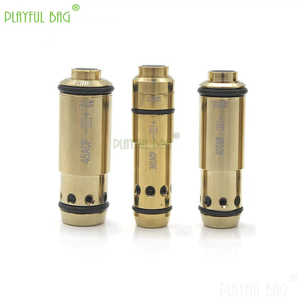 Outdoor CS Game Red Laser Cartridge Bore Sighter .380ACP/.40S&W/223Rem Training 2MW Laser Bullet Sports Toy Accessories QQ56
