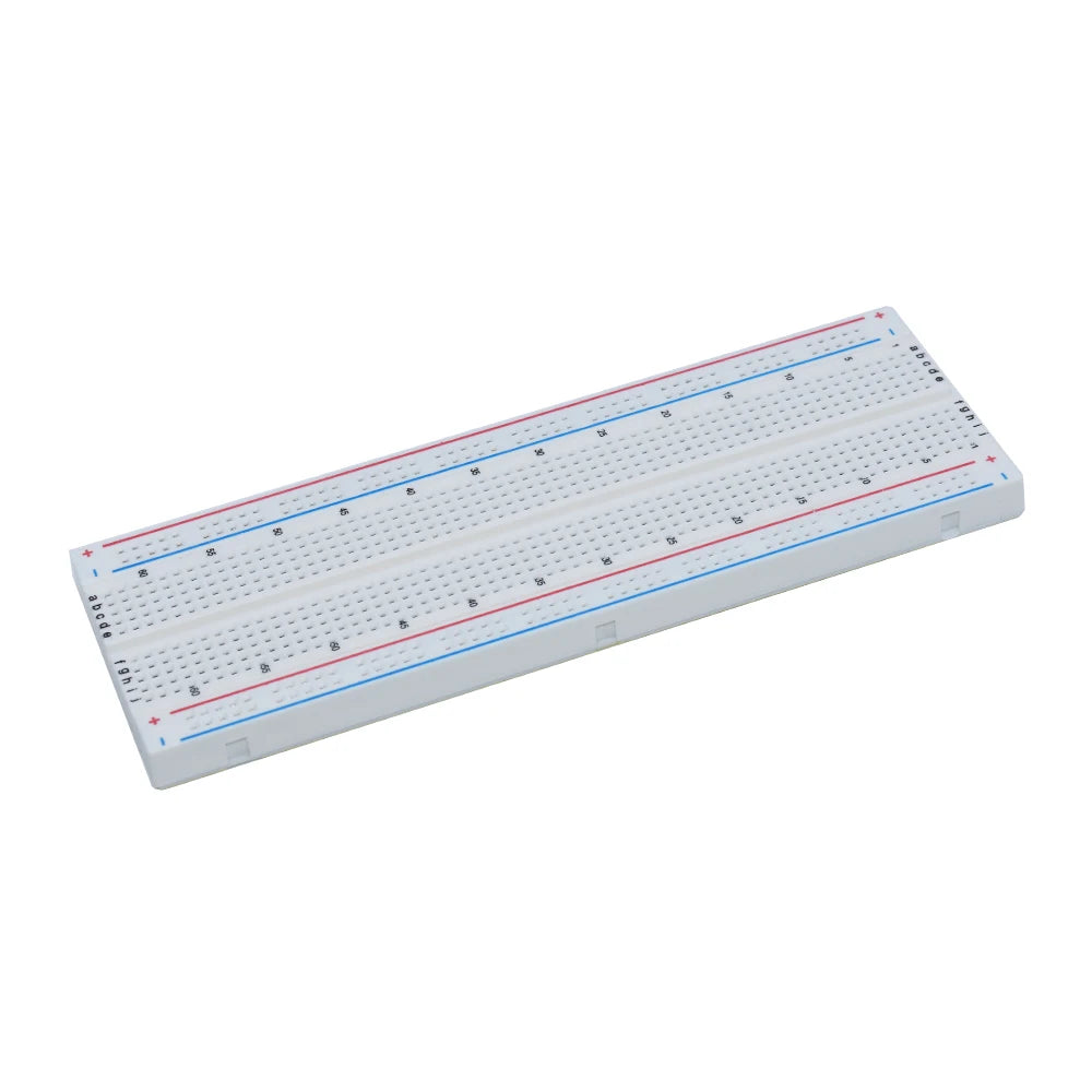 Stock MB102 Breadboard 400 830 Point Solderless PCB Bread Board Test Develop DIY for Arduino Laboratory SYB-830