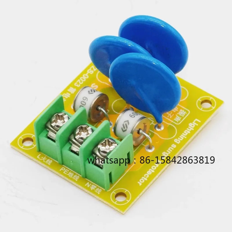 AC Power Surge Protector with Gas Discharge Tube & Varistor for Lightning & Overvoltage Protection - Size 48x38x28mm 1PC