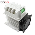 15A-40A Three-phase AC Voltage Regulating Module With Heat Sink And Fan Power Regulator Thyristor Solid State Relay Dimming