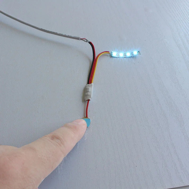 MINI Touch Sensor Switch 3.7-24V 2.5A, Dual Mode Touch Control, for LED Light/Water Level, 4mm Plastic/Glass Panel