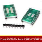 5PCS PCB Board SMD Turn To DIP Adapter Converter Plate SOP 8/16/14/20/24/28P SOT89 SOT23 SOT223 TO DIP SOP/MSOP/TSSOP