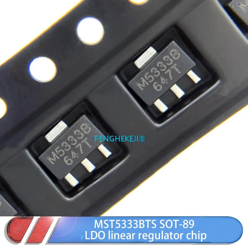10/20/30/50PCS MST5333BTS SOT-89 LDO linear regulator chip Silk screen M5333B