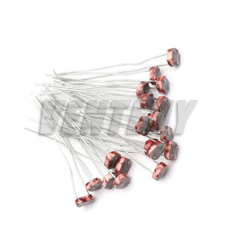 50PCS LDR Photo Light Sensitive Resistor Photoelectric Photoresistor 5528 GL5528 5537 5506 5516 5539 5549 For Arduino