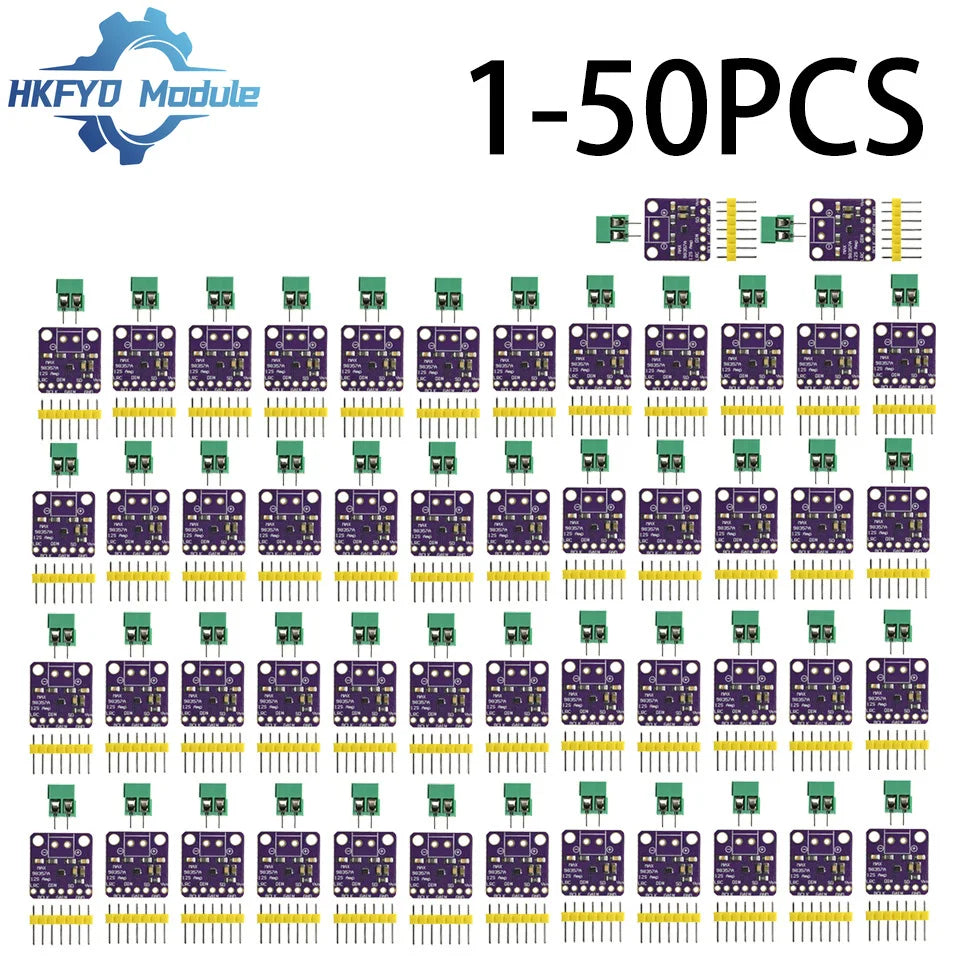 1-50pcs MAX98357A I2S Class D Audio Amplifier – 3W Digital Power Module for DIY Speakers & Smart Voice Systems