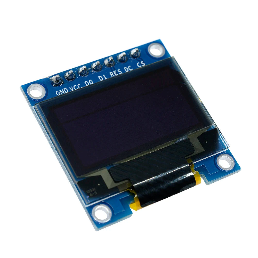 2PCS/lot 0.96 Inch OLED Display Module SSD1306 128x64 Resolution Low Power Consumption I2C Interface for DIY Projects
