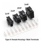 10Sets MX3.0mm Micro-Fit 3.0mm Double Row 2*1P- 2*12Pin Mini 5559/43020 Housing Receptacle Terminal Straight RA Wafer Connector