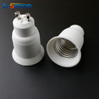 2pcs Gu10 To E27 E26 Led Lamp Base Adapter CE Rohs PBT 2Prong Halogen CFL LED Spotlight To Screw Light Socket Converter Extender