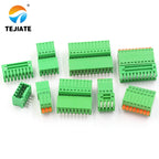 1Pairs 15EDG 2.54 mm KF2EDG PCB Screw Terminal Block Connector Right Angle/ Straight Needle Plug Pin Header Socket 2-12 Pin