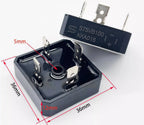 Inverter welding machine rectifier bridge S75VB100 welding machine maintenance parts 75A 1000V silicon bridge rectifier brand ne