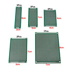 61/169Pcs/Box Double Side PCB Board Kit 40Pin Single Row Male and Female Pin Headers and 5.0mm Screw Terminal Blocks for Arduino