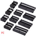 2.54MM Pitch 6 Position 8 10 14 16 18 20 24 26 30 34 40 Pin Female IDC Socket IDC Connector Ribbon Cable DC3 Header Male Socket