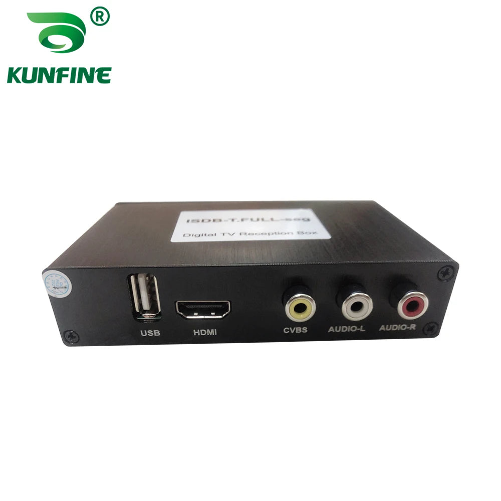 12V-24V Car Digital TV Receiver ISDB-T Full One Seg Mini B-cas Card With 2 Tuner Antenna Japan