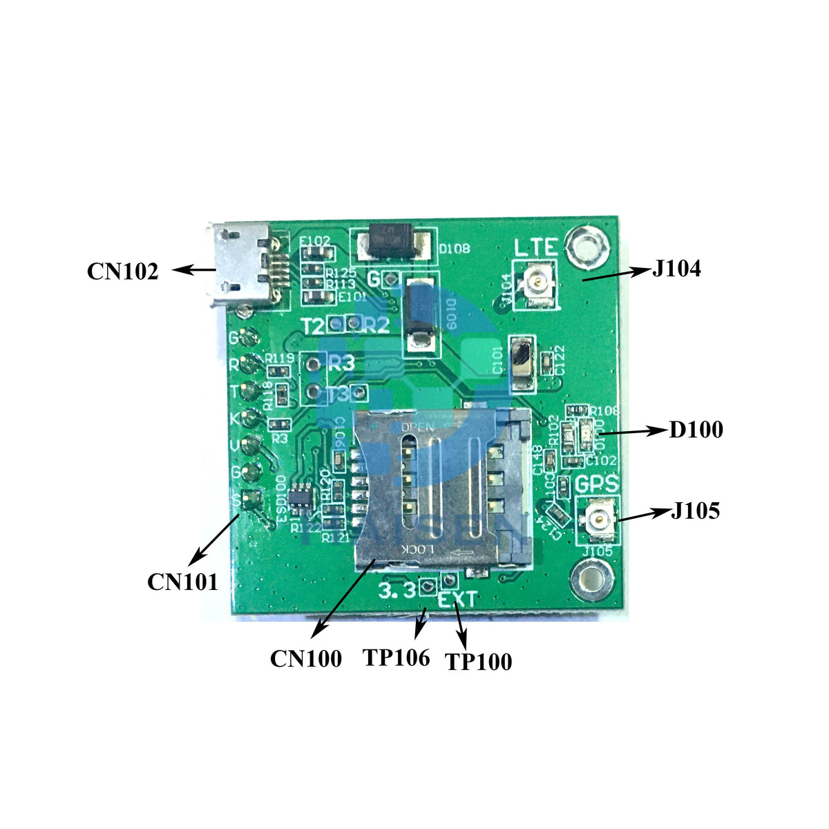 HAISEN SIMCOM CAT-M NB-IoT SIM7080G Core Board SIM7080G Development Board SIM7080G Breakout Kit BK-SIM7080 BK-SIM7080G