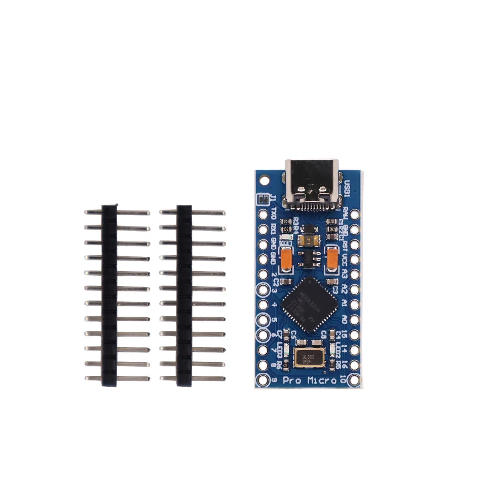 ATmega32U4 3.3V 8Mhz Pro Micro 5V 16MHz Board Module MINI/ MICRO/Type-C USB For Arduino/Leonardo Controller Replace Pro