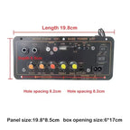 D100 BT Amplifier Board Karaoke Audio Speaker Subwoofer Bass Hifi Amplificador Board Audio Amplifier Board 100W for car home