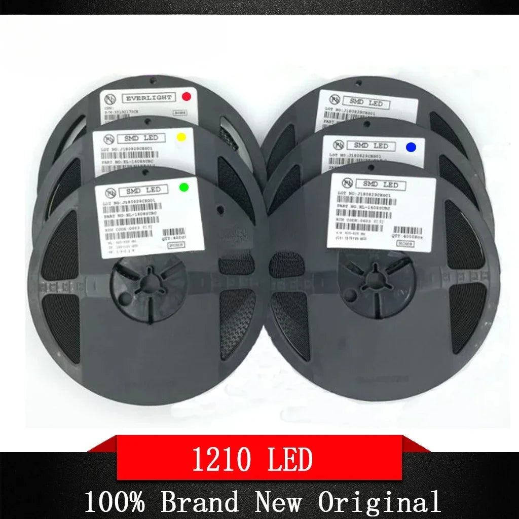 1Reel 2000pcs 1210 3528 SMD LED diodes light yellow red green blue White Hot sale