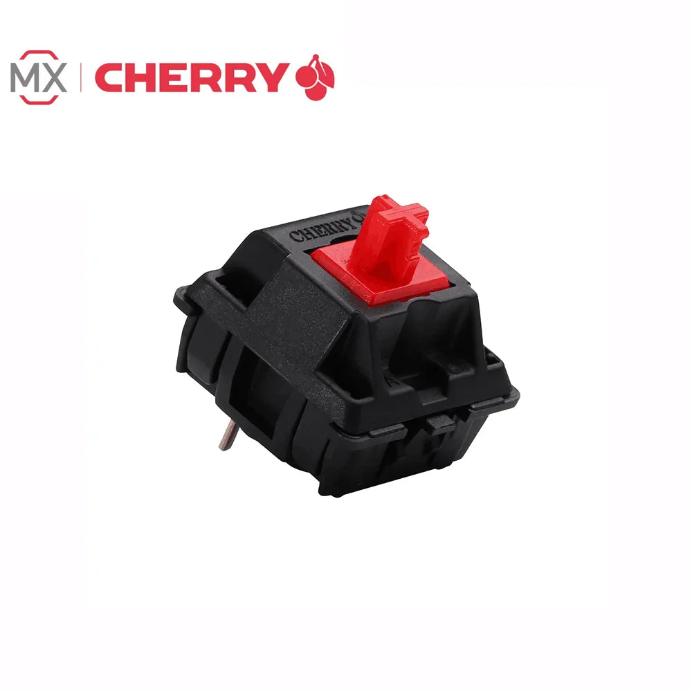 Original Cherry MX Mechanical Keyboard Switches Click Linear Tactile Red Brown Blue Silver Switch 3 Pin Black Shell For PC Gamer