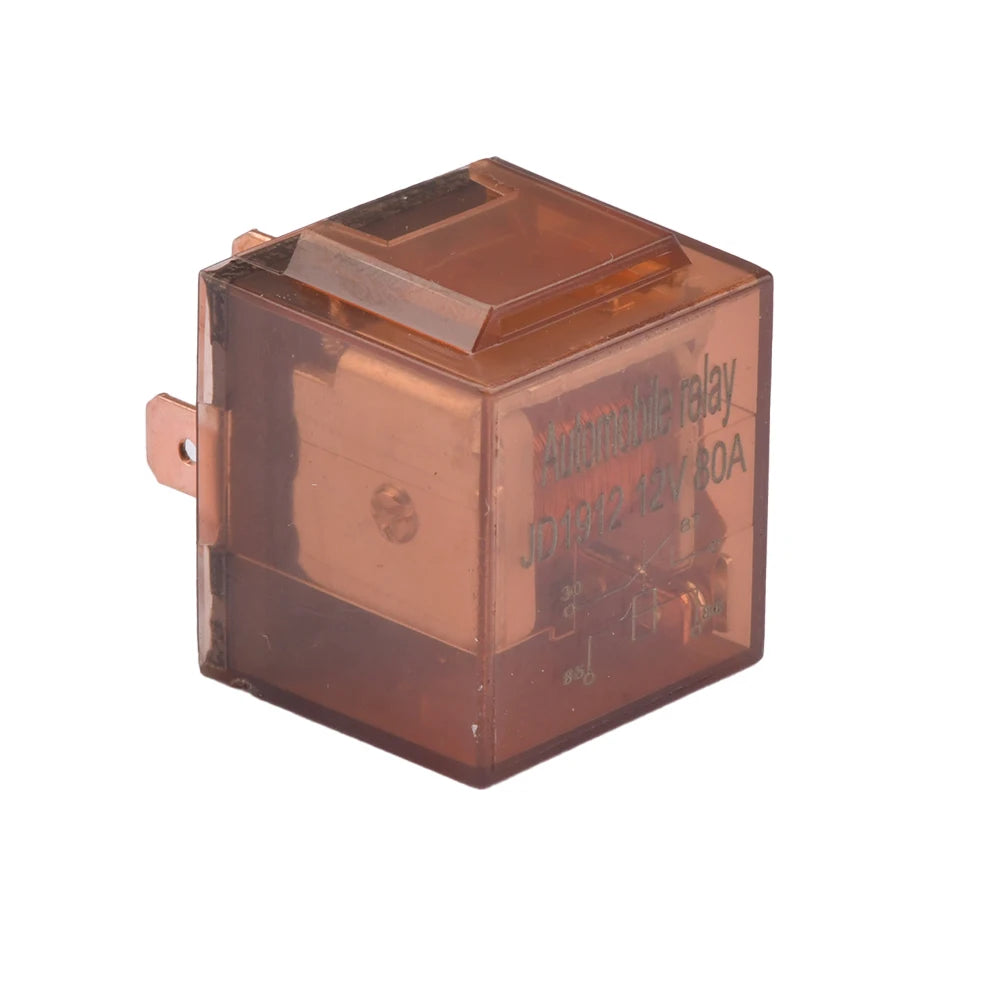DC 12V 24V Waterproof Automotive Relay 5Pin SPDT Car Control Device 80A 100A Car Relays High Capacity Switching