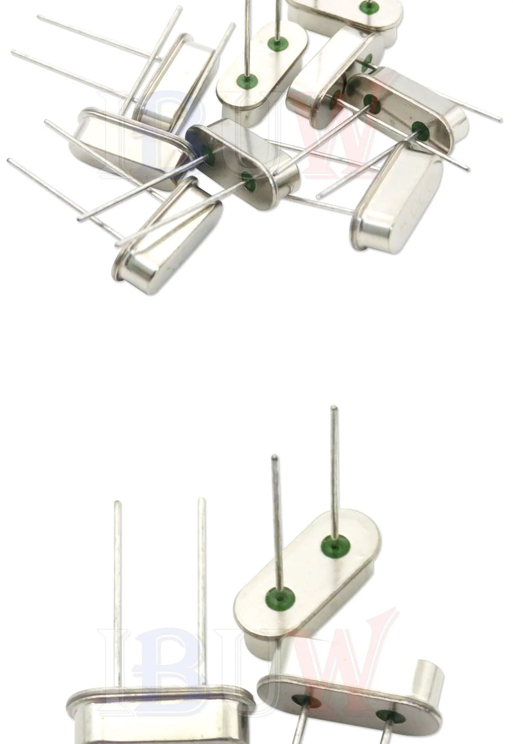 10PCS 4Mhz 6Mhz 8Mhz 12Mhz 16Mhz 20Mhz 24Mhz  32.768K 32.768K Quartz Crystal Resonator Passive Oscillator HC49S 8.000MHZ
