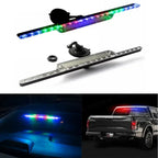 Car Emergency Light Solar RGB Car Strobe Warning Lights Multifunction Decoration Anti-Collision Night Driving Safety Lamp