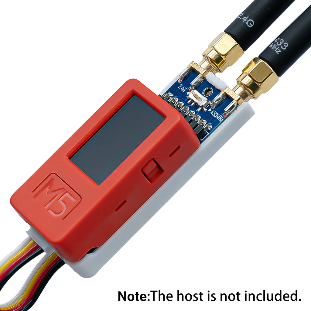 M5Stack StickC Plus2 RF 2-in-1 Module, Supports Both CC1101 and NRF24 Functionalities. Compatible with 2.4GHz and 433MHz Frequen