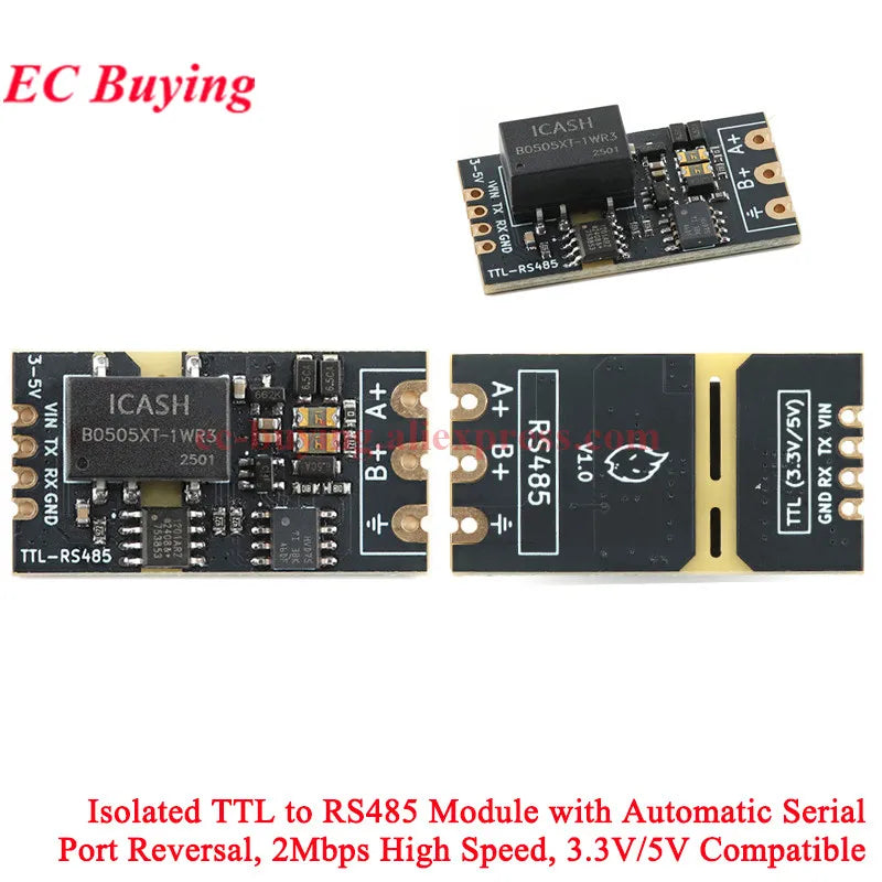 1-10Pcs RS485 RS232 MAX485 TTL CAN to Serial Port Conversion Module Level Convertor Board 232 Turn UART 3.3V 5V MAX485CSA RS-485
