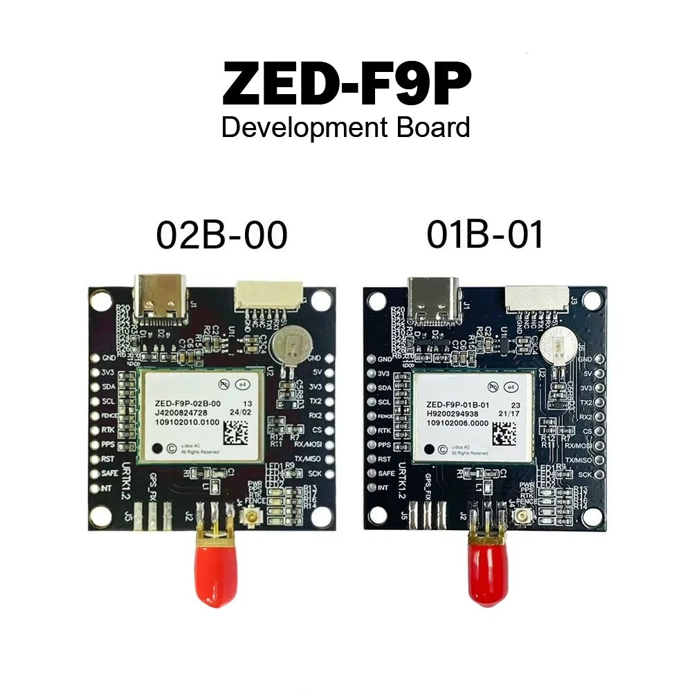 ZED F9P 01B 02B 04B Series High Precision Professional Grade LGA Dual Band GNSS Module  Develop Board  Module