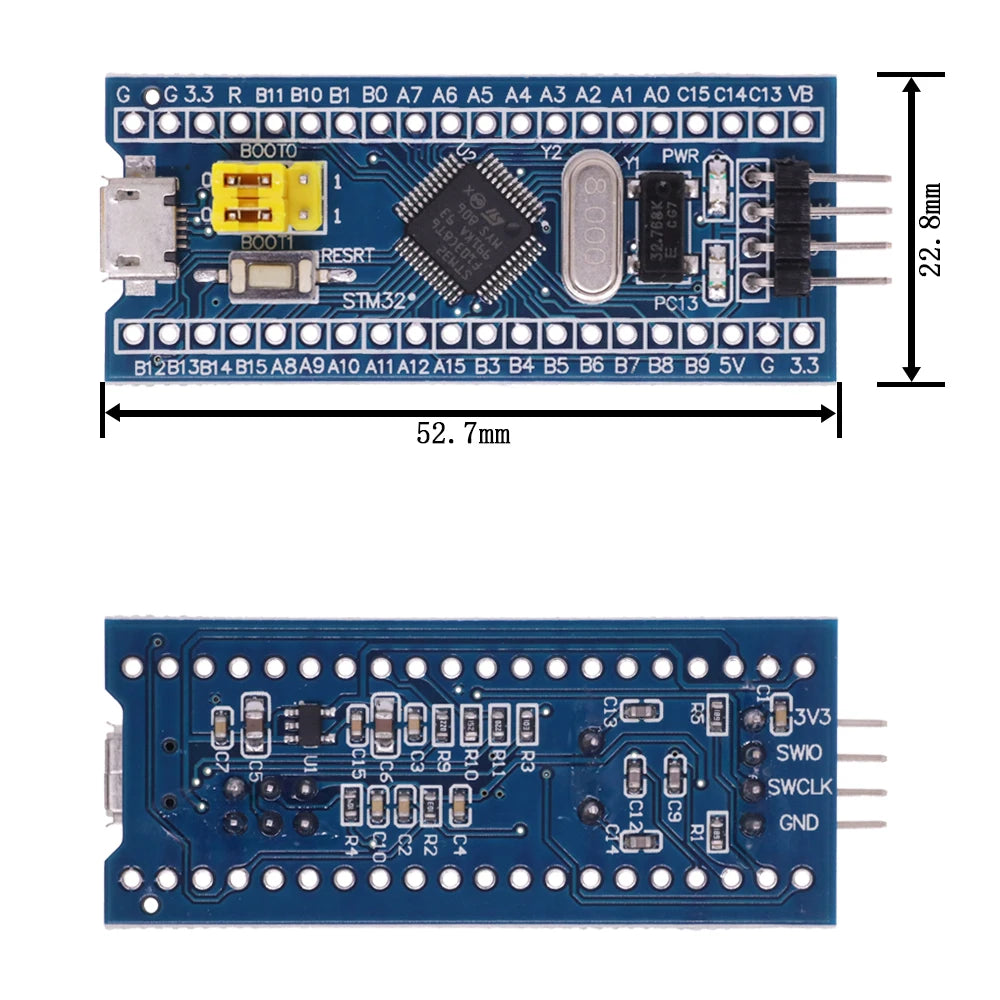 STM32F103C8T6 STM32F103C6T6 ARM STM32 Minimum System Development Board STM32F401 STM32F411 + ST-LINK V2 Download Programmer