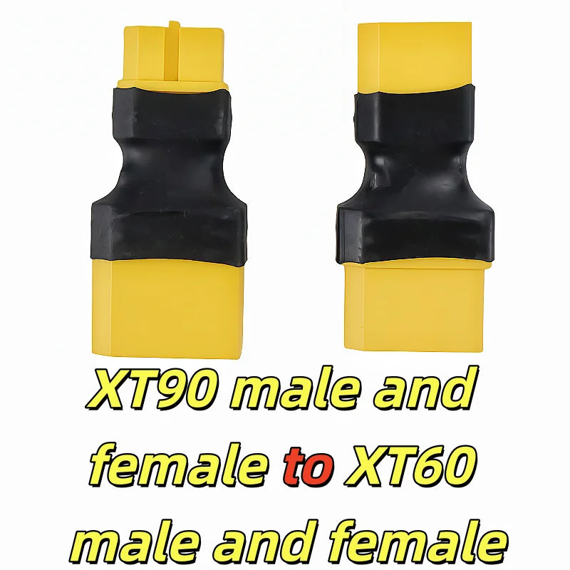 Adapter XT60 Male / Female To XT90 Male / Female Connector Conversion Adapter for RC Lipo Battery Control Parts DIY