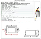 12V24V to 9V 7.5V 6V 5V 4.2V 3.7V 3V 3.3V 5A 12V to 9V 24V to 9V Transformer Step-Down Module DC Power Converter CE RoHS