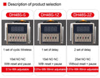 DH48S-S 12V Time Relay 220VAC 24VDC Repeat Cycle SPDT with Socket DH48S Series Delay Timer with Base