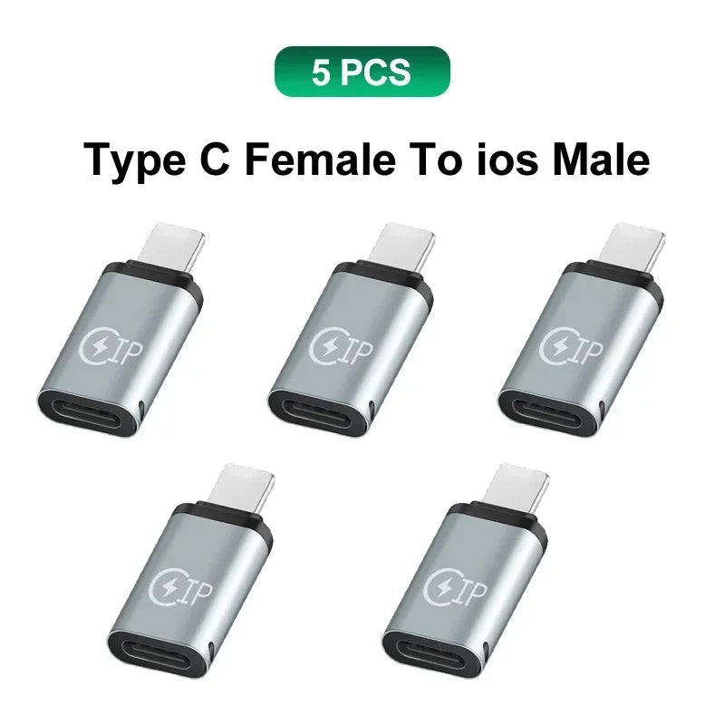 USB C Adapter Type C To Micro To Mini USB Female Converters for IPhone 14 13 Xiaomi Samsung for Lightning Male Charger Adapter