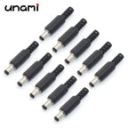 10Pcs DC Power Jack Socket Female Connector 5.5x2.1mm 3.5x1.3mm DC005 DC022 DC099 DC Plug Socket Nut Panel Mount Adapter
