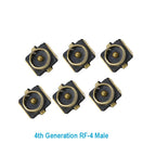 10PCS/LOT 4th Generation IPX-1/MHF4 Male Plug Antenna Base U.FL SMT PCB RF Coaxial WiFi Connector Antenna Board Terminal