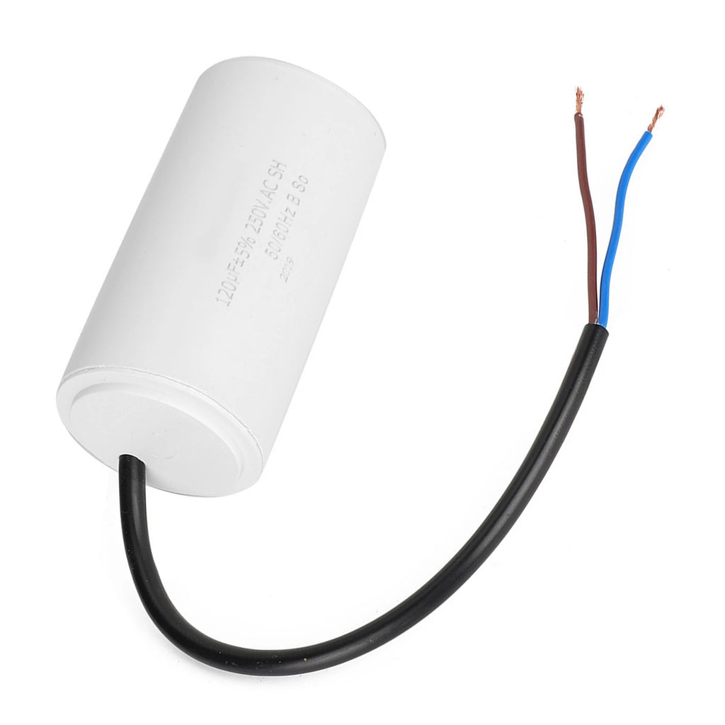 250V AC 120uF 50/60Hz CBB60 Motor Capacitor Run Capacitor for Motor Air Compressor CBB60 Capacitor Run Capacitor with Wire Lead