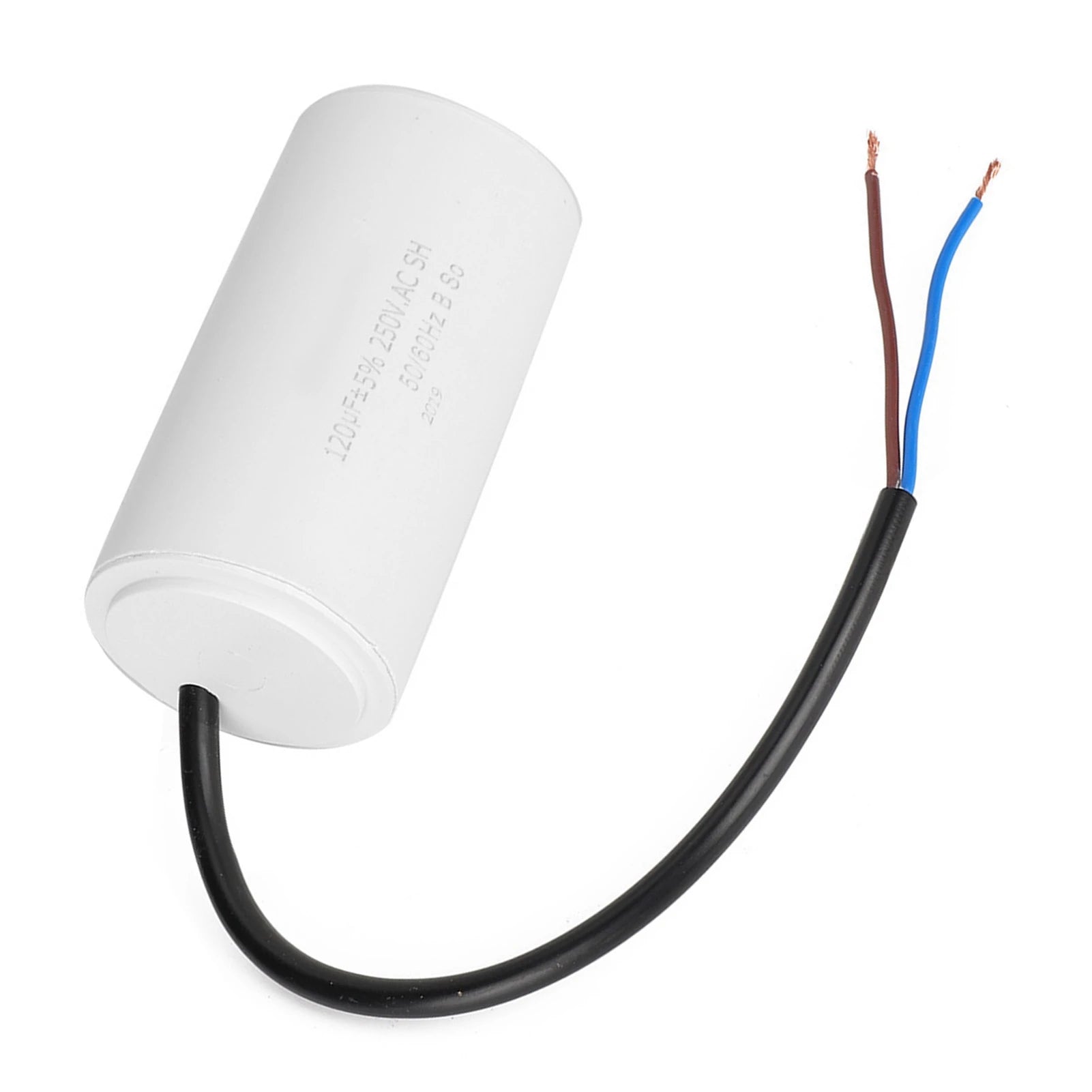 250V AC 120uF 50/60Hz CBB60 Motor Capacitor Run Capacitor for Motor Air Compressor CBB60 Capacitor Run Capacitor with Wire Lead
