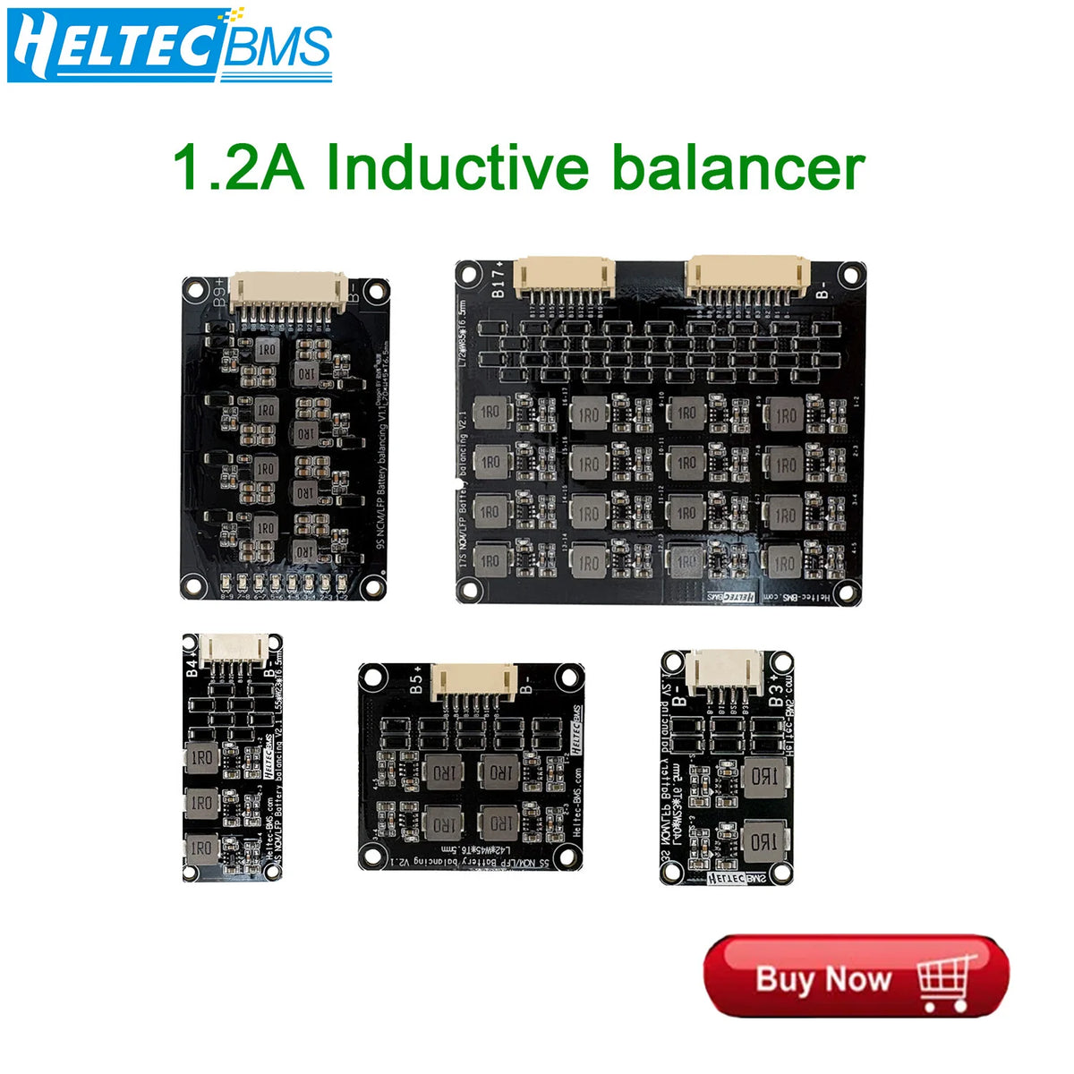 1.2A Balance Li-ion Lifepo4 Lithium Battery Active Equalizer Balancer Energy Transfer BMS 3S 4S 5S 6S 7S 8S 10S 13S 14S 16S 24S